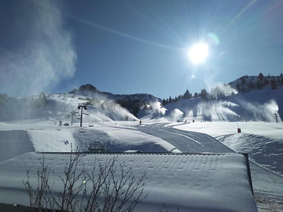 Votre studio balnéo bien-être à la montagne Thollon-les-Memises Esterno foto