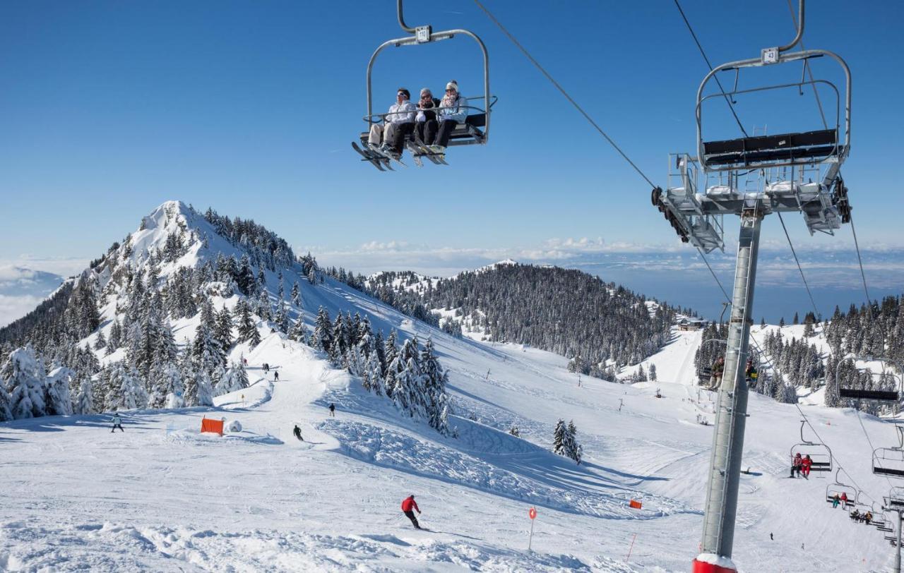Votre studio balnéo bien-être à la montagne Thollon-les-Memises Esterno foto